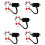 5Ensembles Ensemble Cosplay Oreilles Chat Accessoire Coloré 10