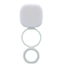 Magnetische selfielamp met USB-C-aansluiting, oplaadbare, draagbare telefoonlamp, opvouwbare ringlamp met spiegel voor iPhone en Android
