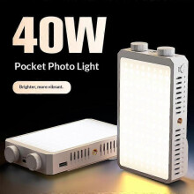 Lampă foto portabilă color RGB de 40W pentru smartphone, lumină video LED pentru streaming live
