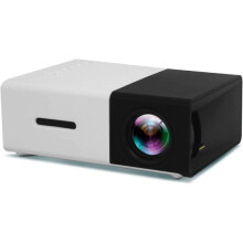 (Zwart) Mini draagbare projector, mini projector, videoprojector