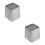 2Pcs Grey Plastic Trash Can Retro Design for Bathroom Home Use 6