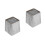 2Pcs Grey Plastic Trash Can Retro Design for Bathroom Home Use 10