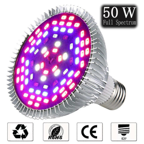 Φως Φυτών Led 50w Φως Ανάπτυξης Πλήρους Φάσματος, Φως Φυτών 78 LED Φως Φυτών Φως Ανάπτυξ