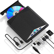 Externe cd- en dvd-drive voor lezer/schrijver pc/laptop met Windows 11/10, USB 3.0-brander (2025)