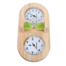 Mesure Température Humidité Sauna Bois Vert Timer