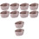 10Pièces Bols Résistants Acier Carbone Multi-Usage Cuisine Café 4