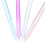 4Pcs Durable Glass Nail Files Double-Sided Manicure Sticks Multi Color 7