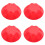 4Pièces Cache Trou Détecteur De Rouge Décoratif 7