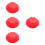 4Pièces Cache Trou Détecteur De Rouge Décoratif 9