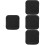 4Pièces Néoprène Noir Protection Usage Voyage 6