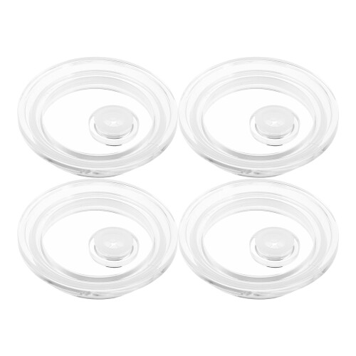 16Pièces Couvercles Transparente Pour Tasses À Bouteilles