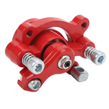 Pinza del freno a disco anteriore rossa & pastiglie per minimoto 33-49cc