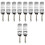 10Pièces Accessoire Remorque Aluminium Durable Montage Simple 5