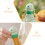 2Pièces Bouchons Silicone PP Dino Vert Caps Voyage 8