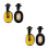 2Paires Protège-Oreilles Isolation Haute Efficacité ABS 5
