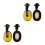 2Paires Protège-Oreilles Isolation Haute Efficacité ABS 6