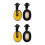 2Paires Protège-Oreilles Isolation Haute Efficacité ABS 8