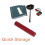 2Pcs Durable Red Document Storage Tubes for Posters and Blueprints 8
