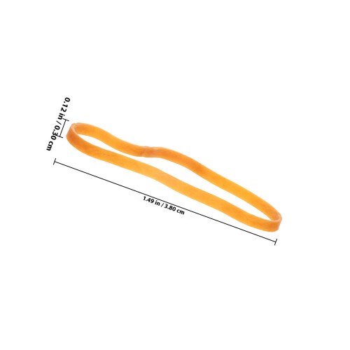 1Ensemble Bandes Caoutchouc Orange Épaisses Usage Polyvalent 1