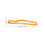 1Ensemble Bandes Caoutchouc Orange Épaisses Usage Polyvalent 3