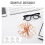 1Ensemble Bandes Caoutchouc Orange Épaisses Usage Polyvalent 6