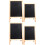 4Pièces Tableau Double-Face Pour Maison Enfant 7