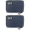 2Pcs Dark Blue Cable Organizer Electronics Accessories 5
