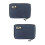 2Pcs Dark Blue Cable Organizer Electronics Accessories 7