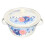2Pcs Assorted Color Enamels Basin Kitchen Storage Pot with Lid 10