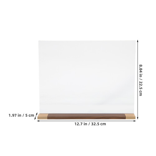 Porte-Documents Bois Pour Affichage Clair 1