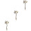 3Pièces Snuffers Maison Manche Long Extincteur 10