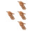 4Pcs Solid Wood Hand Figure with Moveable Joints for Art Drawing 4