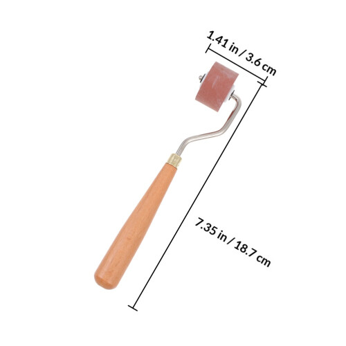 2Pièces Mini Rouleaux Multi-Couleurs En Caoutchouc Pour Art Gravure 1