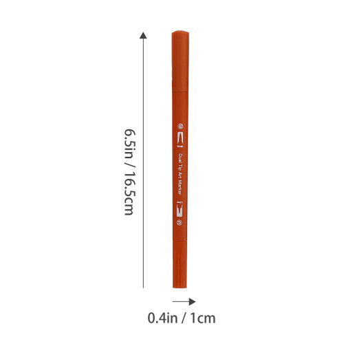 Multipurpose Plastic Watercolor Markers with Dual Tips 1