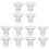 12Pièces Inserts Silicone Pour Tire-Lait Portable Transparent 3