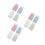3Pcs White Flocking Powder for Crafts DIY Decor Dolls Cards Frames 5