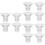 12Pièces Inserts Silicone Pour Tire-Lait Portable Transparent 7