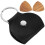 2Ensembles -Picks Guitare Noir Bois PU Simple Et Durable 2