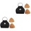 2Ensembles -Picks Guitare Noir Bois PU Simple Et Durable 5