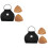 2Ensembles -Picks Guitare Noir Bois PU Simple Et Durable 8