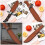 Étui Protecteur Couteau Camping Cuir Coffee Usage Extérieur 6