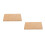 2Pcs Versatile Clay Fire Bricks for Fireplaces, Grills and Soldering 10