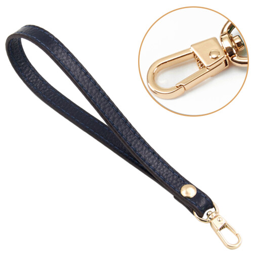 2Pcs Navy Lychee Handbag Strap Wrist Band for Daily Use 2