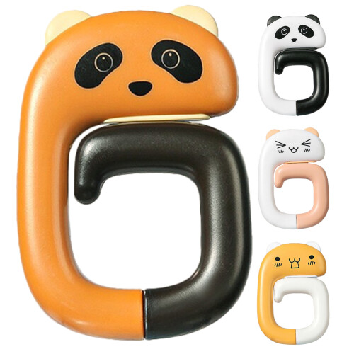 16Pcs ABS Bag Hooks Flexible Table Hangers for Home Use 2