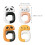 16Pcs ABS Bag Hooks Flexible Table Hangers for Home Use 11