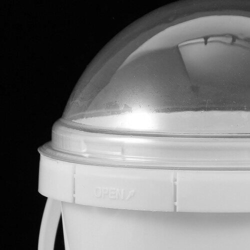 5Pièces Seaux À Popcorn Blancs Couvercle En 2