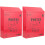 2Pcs Red Retro Style Iron Mailbox Wall Mount Locking Suggestion Box 4