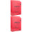2Pcs Red Retro Style Iron Mailbox Wall Mount Locking Suggestion Box 7
