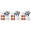 84Pcs Woodworking Hand Tools Grey Locator Bits Hole Kit for Drilling 4
