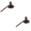 2Ensembles Maillets De Tribunal En Bois Avec Base Pour Collection 8